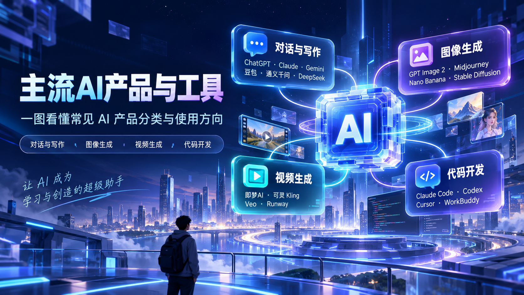 主流AI产品与工具封面