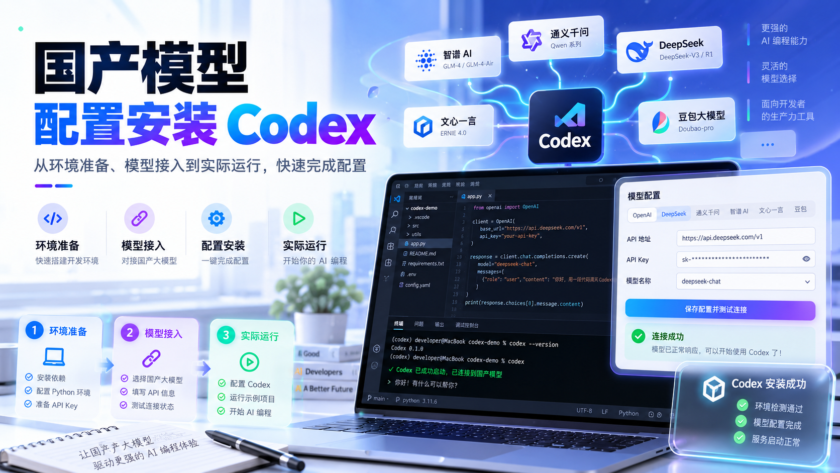 国产模型配置安装Codex封面